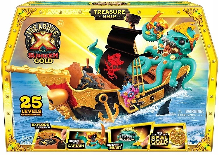 Treasure X Statek Sunken Gold Shipwreck Ship 25lev