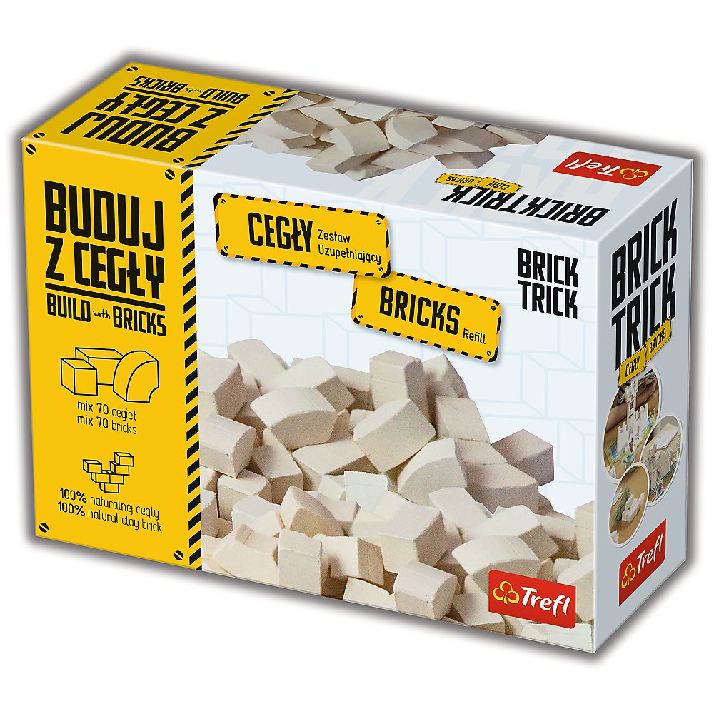 Trefl Klocki ceramiczne Brick Trick 1Y36Q8 1Y36Q8 SAM ONE SIZE