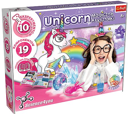 Trefl Magiczne kryształy Unicorn S4Y duże 61390 TREFL