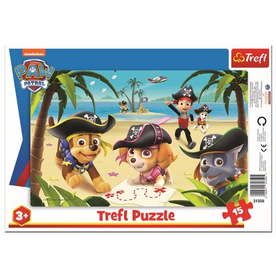 Trefl Puzzle ramkowe 15 Przyjaciele z Psiego Patr