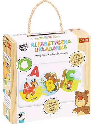 Trefl Układanka Cyferki Zabawka drewniana 61441