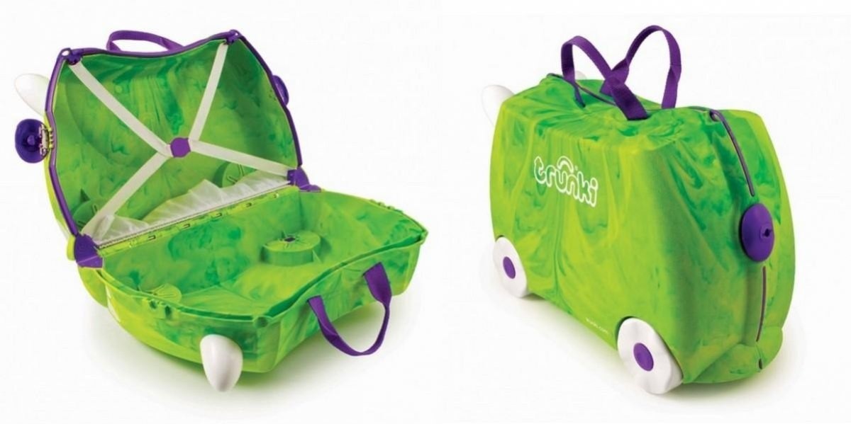 Trunki JEŻDŻĄCA WALIZECZKA JEŹDZIK 2w1 TRUNKISAURUS TRU-R066