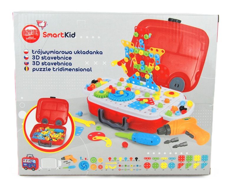 Układanka 3d w walizce - zabawka