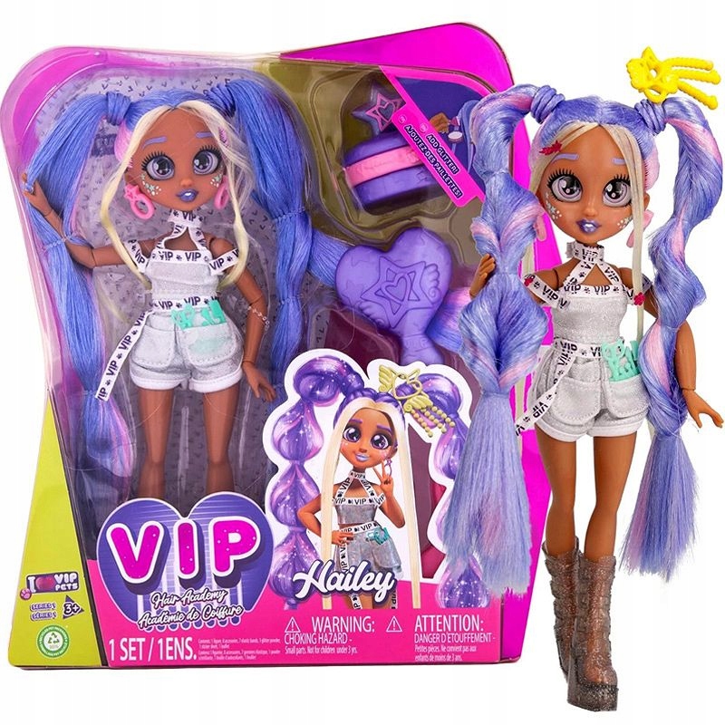 Vip Girls Doll Lalka Do Czesania Stylizacji Hailey 715172(2)