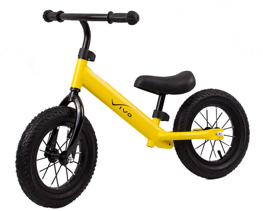 Vivo Rowerek biegowy Vivo V5025 12" pompowane koła yellow-black 4735025