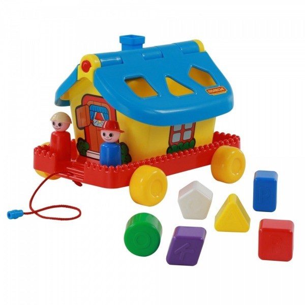 Wader POLESIE Sorter kształtów Domek ogrodnika na kółkach GXP-633602