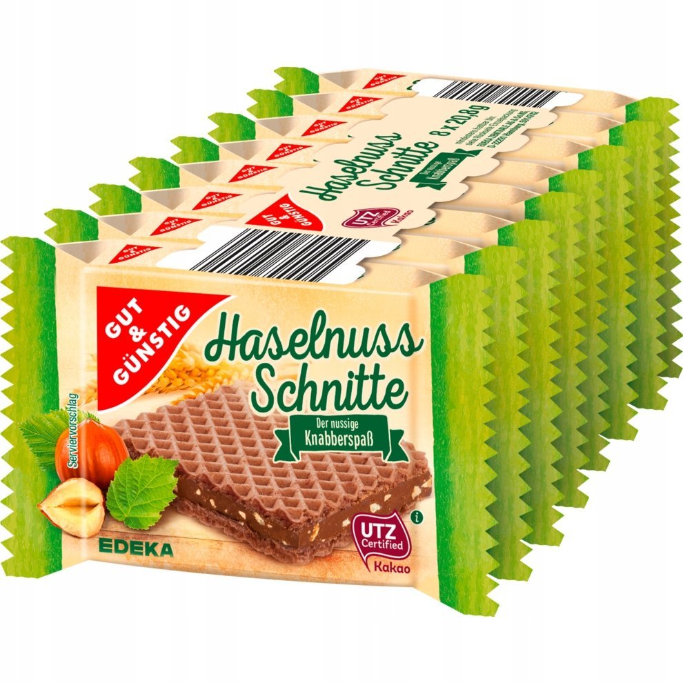 Wafelki Orzechowe Gut&Gunstig Z Niemiec
