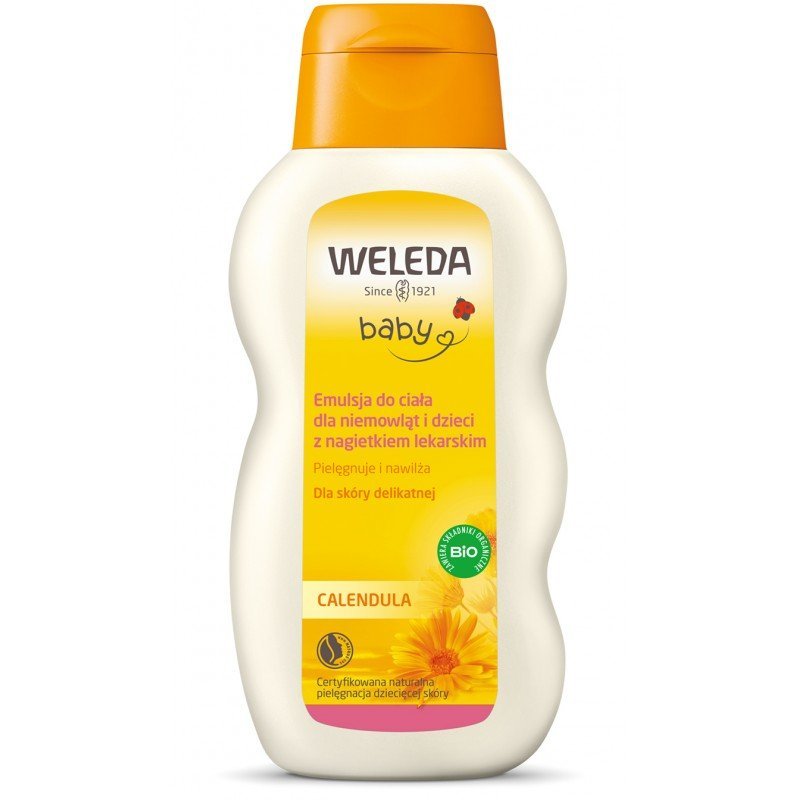 Weleda Pielęgnacja z nagietka Bogate mleczko do ciała dla dzieci 200 ml