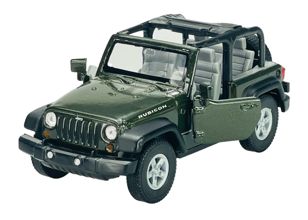 WELLY JEEP WRANGLER RUBICON BEZ DACHU ZIELONY 1:34 42371