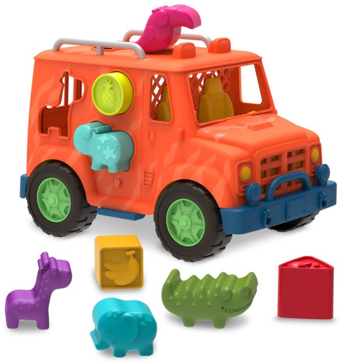 Wonder Wheels Ciężarówka Safari z Sorterem - Safari Shape Sorter Truck - Wonder Wheels VE1029Z