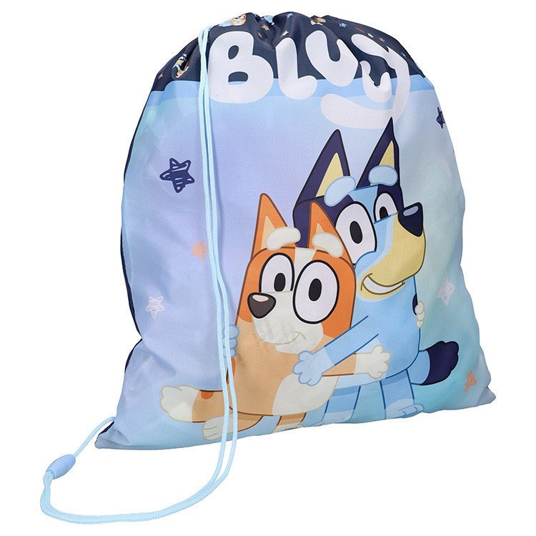 Worek sportowy, na plecy, na kapciuszki, na obuwie zmienne dla dzieci - Bluey "Smoochy Kiss" (625-01237)