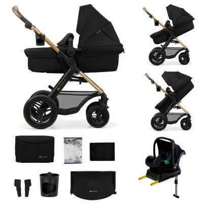 Wózek wielofunkcyjny KINDERKRAFT Moov 2 Air 4w1 Czarny