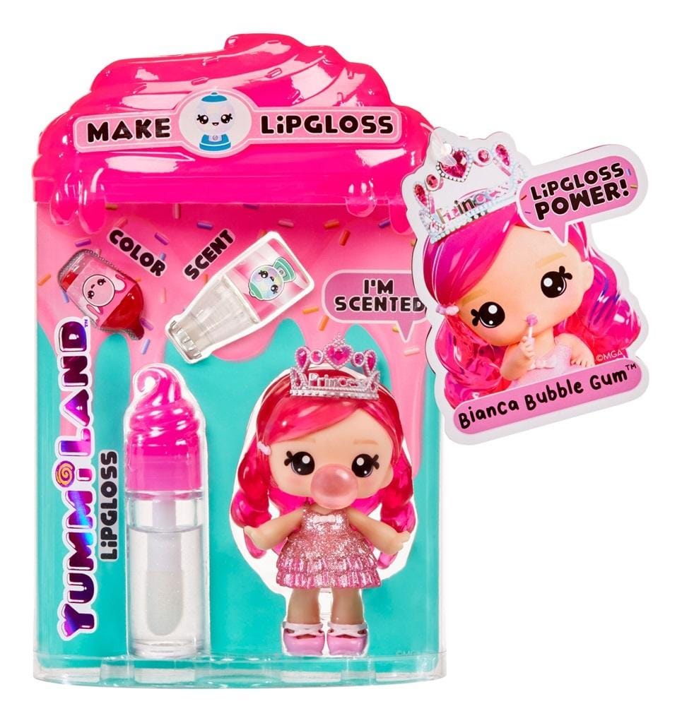 Yummiland Lipgloss Doll- Bianca Bubblegum