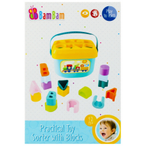 Zabawka edukacyjna sorter klocków BAM BAM 492806