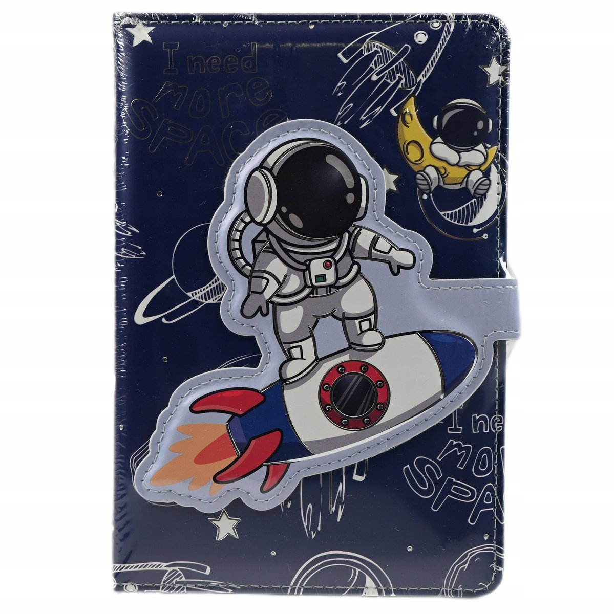 ZAMYKANY ZESZYT NOTES B6 PAMIĘTNIK DLA DZIECI KOSMOS ASTRONAUTA RÓŻNE WZORY