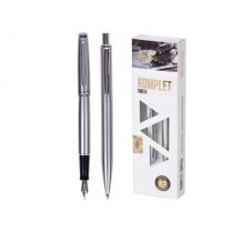 Zenith Komplet  Silver w etui pióro wieczn+długopis
