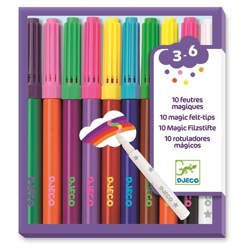 Zestaw 10 flamastrów magicznych