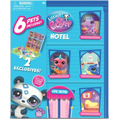 Zestaw figurek TM TOYS Littlest Pet Shop Hotel dla zwierząt LPS00595