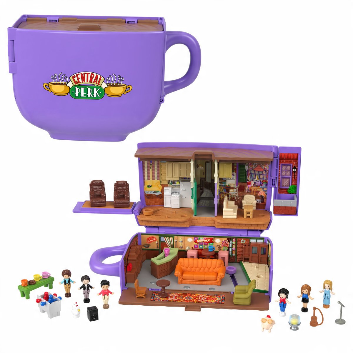 Zestaw Mattel Polly Pocket Collector Friends Compact HKV74