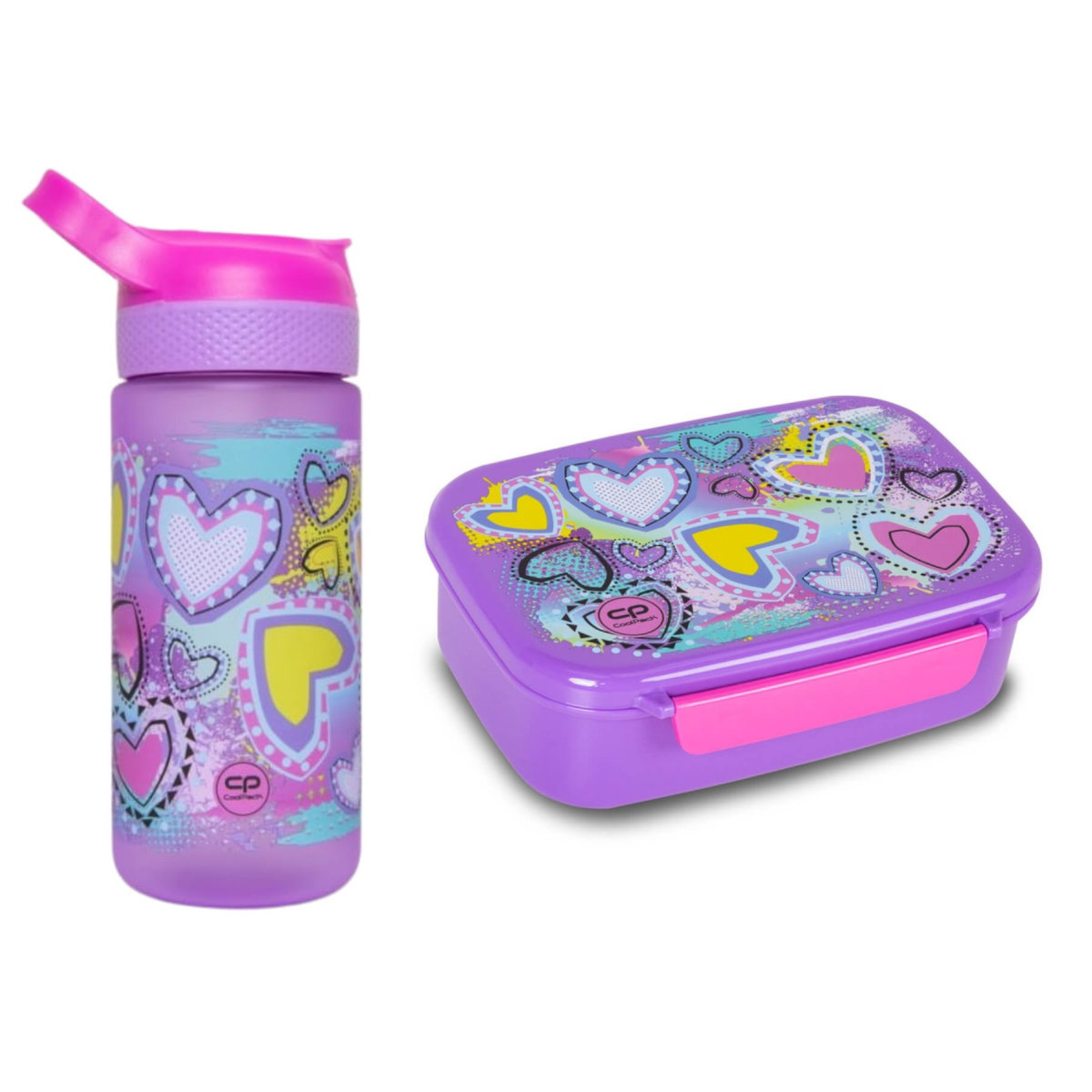 ZESTAW ŚNIADANIOWY PASTEL HEART COOLPACK