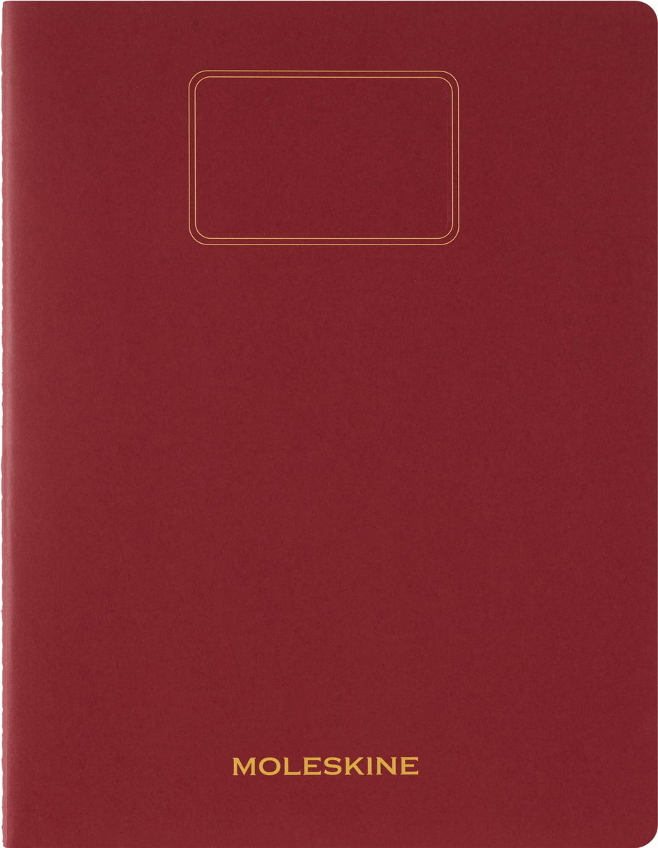 Zeszyt Moleskine Student Cahier Journal XXL, linie, czerwony