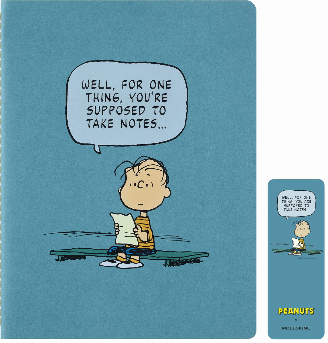 Zeszytów Moleskine Cahier Journal XL linie, Peanuts